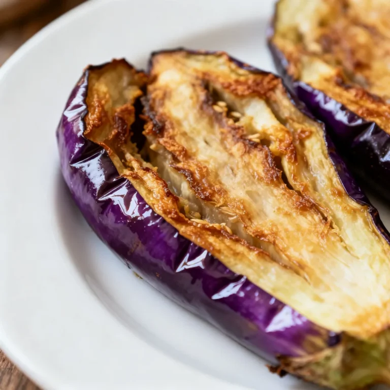 Aubergines fondantes rôties à l’air fryer