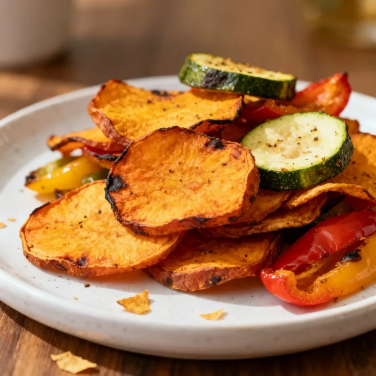 Chips de légumes maison à l’air fryer