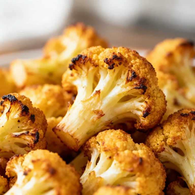 Chou-fleur rôti croustillant à l’air fryer