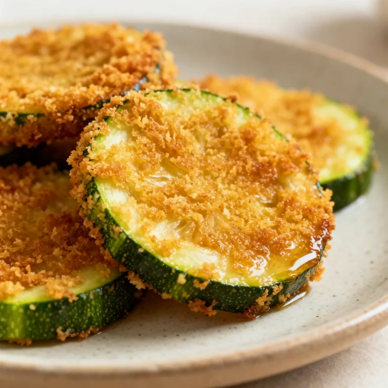 Courgettes panées croustillantes à l’air fryer