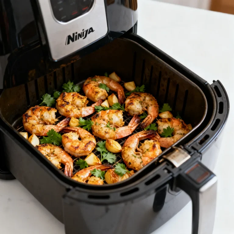 Crevettes à l’ail et persil au Ninja Air Fryer
