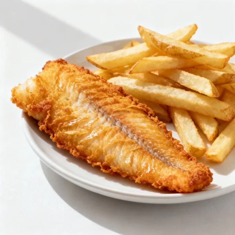 Fish and chips au colin à l’air fryer