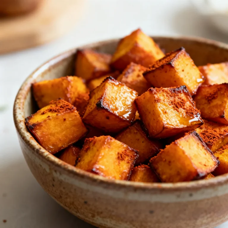 Patates douces rôties croustillantes à l’air fryer