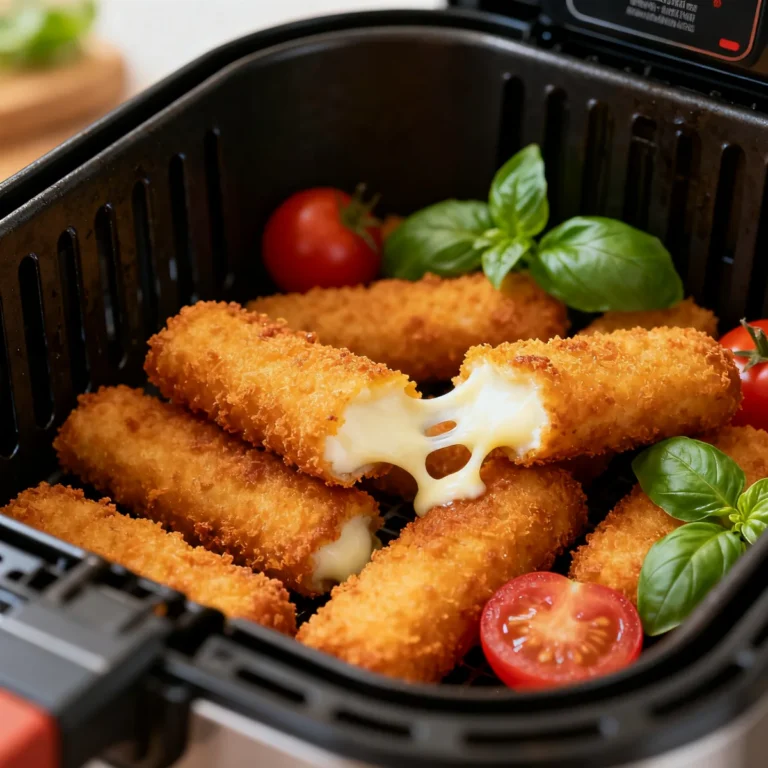 Mozza sticks croustillants à l’air fryer