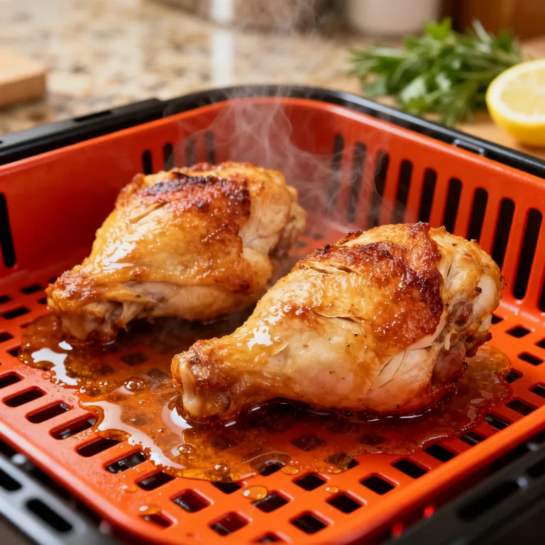 Cuisses de poulet croustillantes à l’air fryer